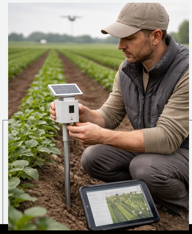 IoT мониторинг сельскохозяйственных полей и контроля в Саяногорске